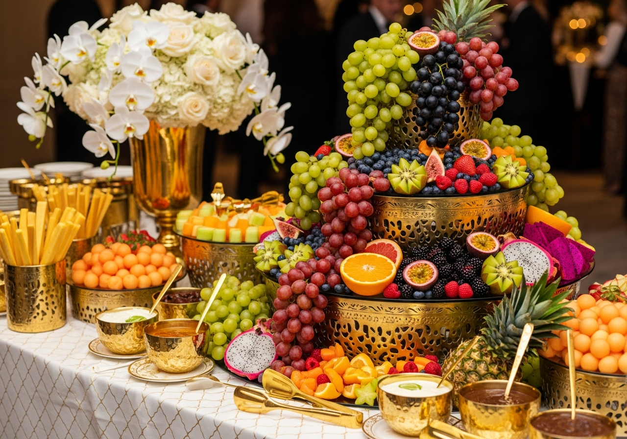 Buffet & Fruit Bar Setup